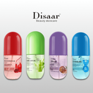 Disaar Gel Bundle – Snail, Collagen, Aloe Vera & Red Pomegranate Gels